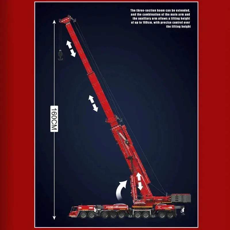 Mould King Motorized Crane Truck Building Set With Remote Control - ToylandEU