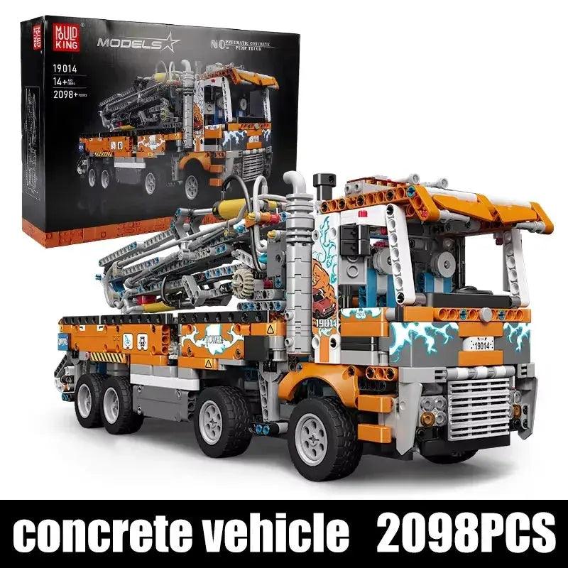 Mould King Pneumatic Concrete Pump Truck Building Set -  ToylandEU™