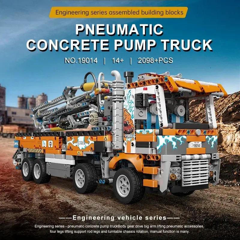  Mould King Pneumatic Concrete Pump Truck Building Set -  ToylandEU™