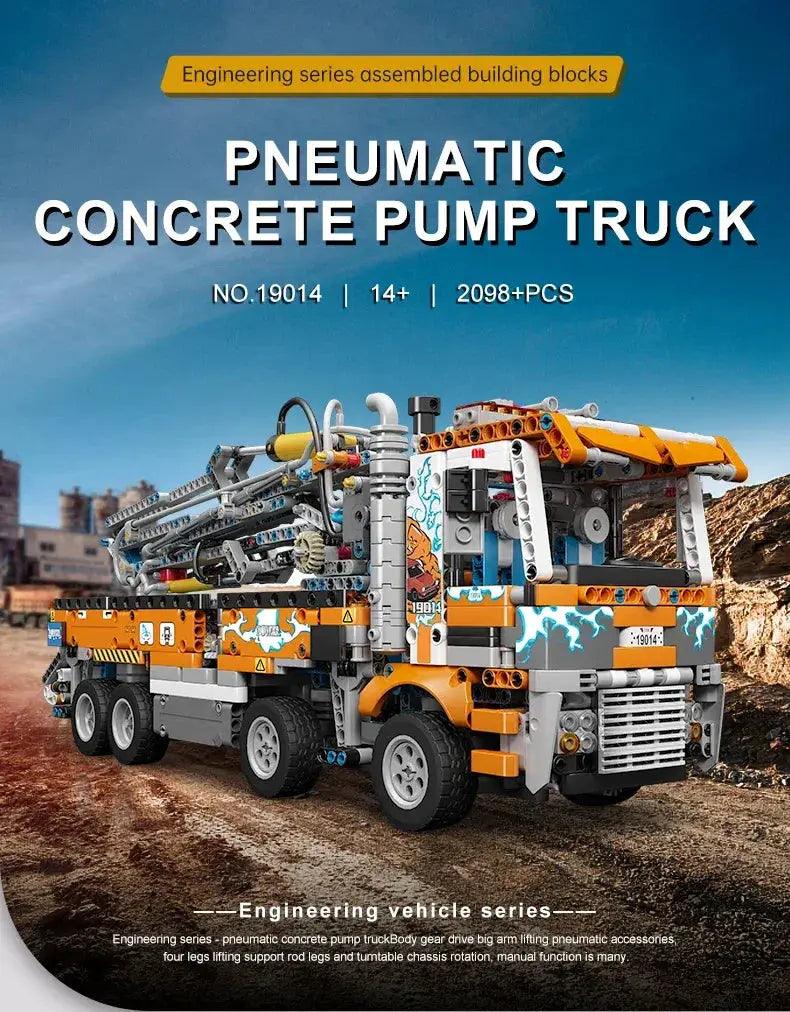  Mould King Pneumatic Concrete Pump Truck Building Set -  ToylandEU™