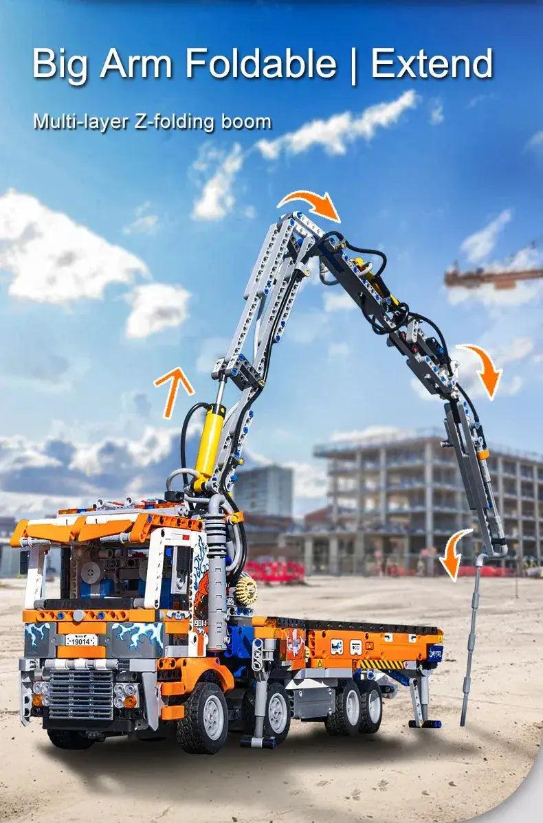  Mould King Pneumatic Concrete Pump Truck Building Set -  ToylandEU™