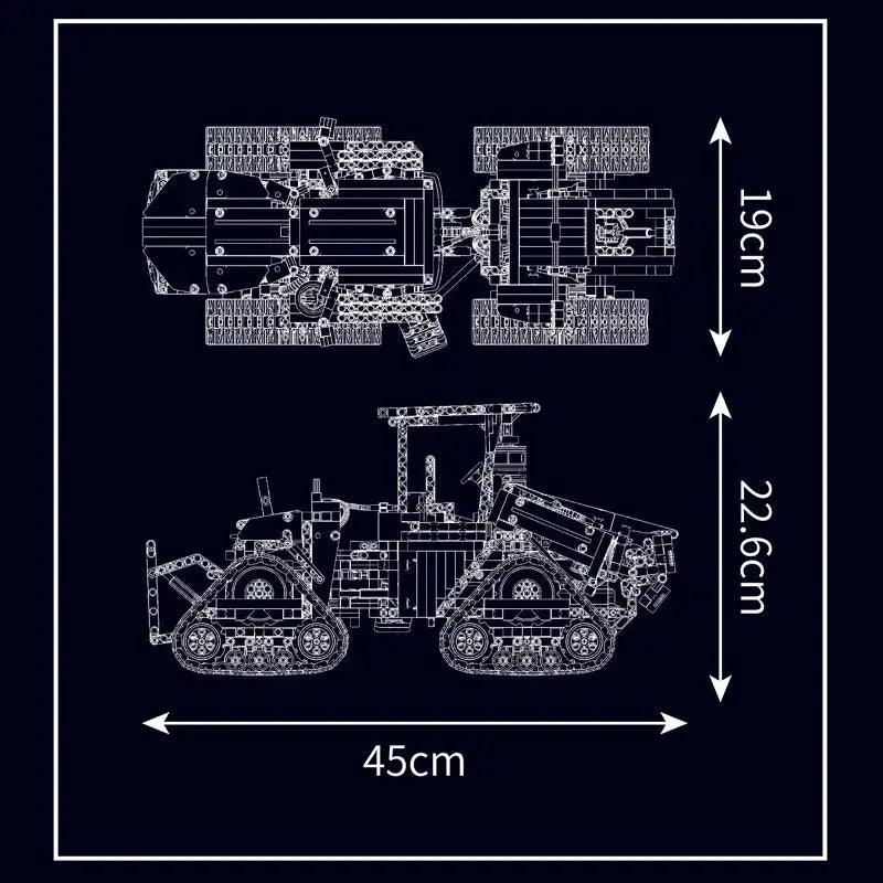  Mould King Pneumatic Crawler Tractor Educational Blocks Set -  ToylandEU™