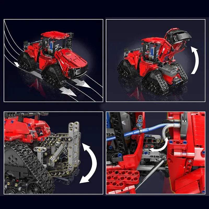 Mould King Pneumatic Crawler Tractor Educational Building Blocks Set - ToylandEU
