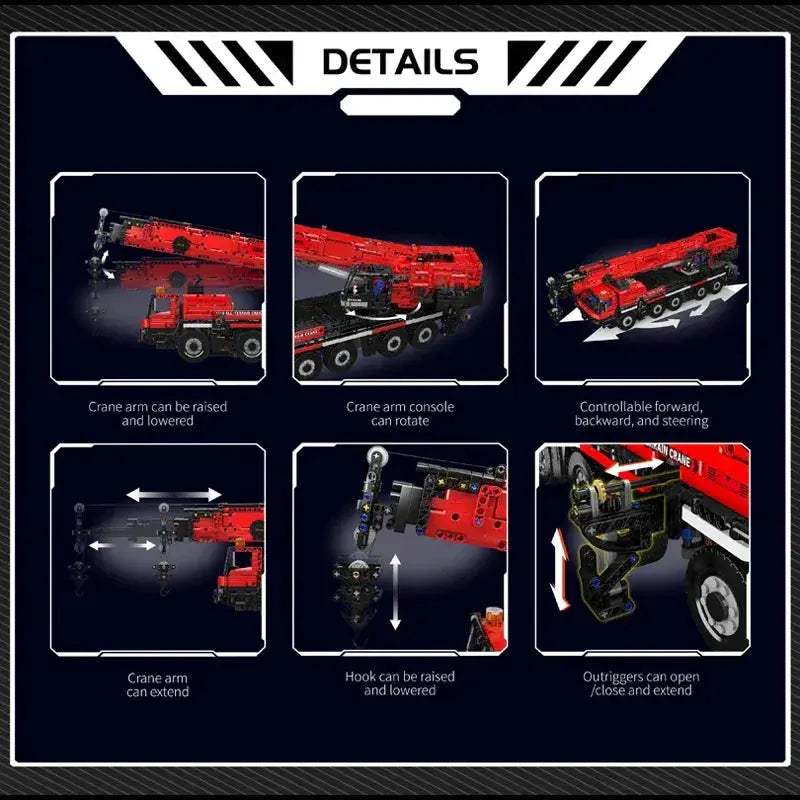 Mould King RC Car And Crane Lego Compatible Building Blocks - ToylandEU