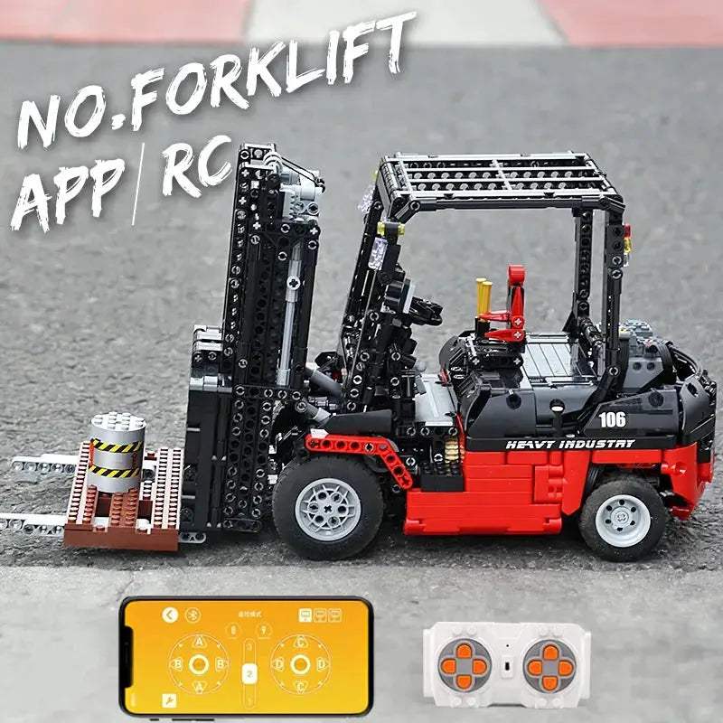 Mould King RC Forklift Building Blocks Educational Toy - ToylandEU