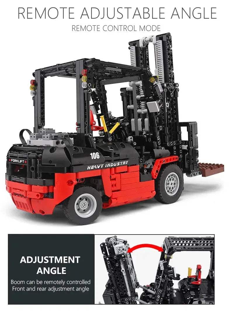 Mould King RC Forklift Building Blocks Educational Toy - ToylandEU