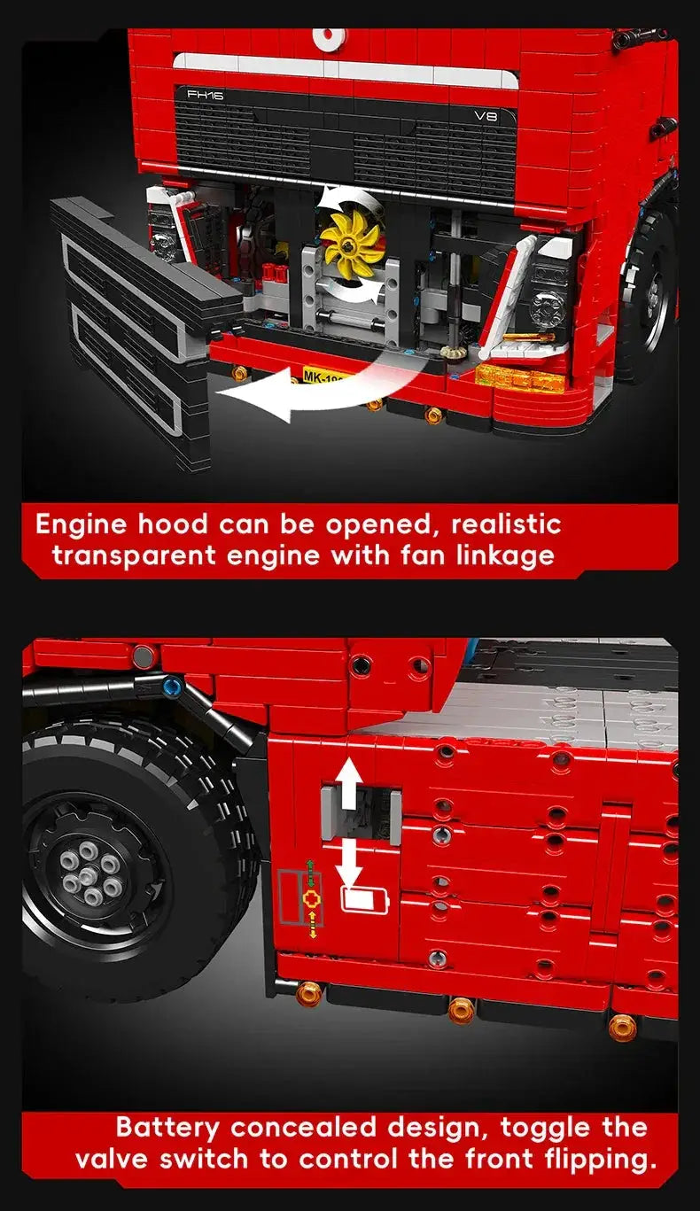 Mould King RC Tractor Building Block Kit Remote Controlled - ToylandEU