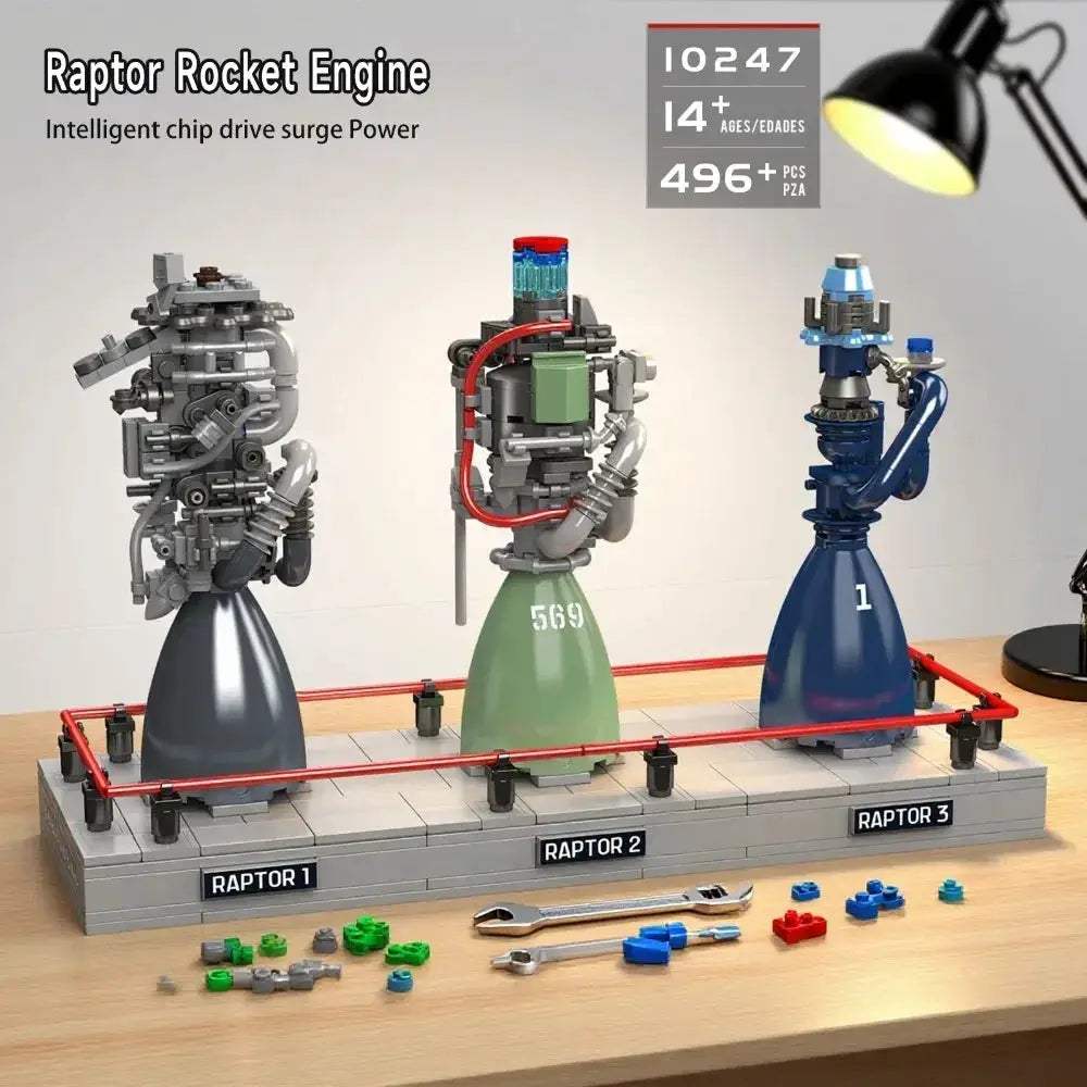 Mould King Rocket Engine Building Set Display Stand - ToylandEU