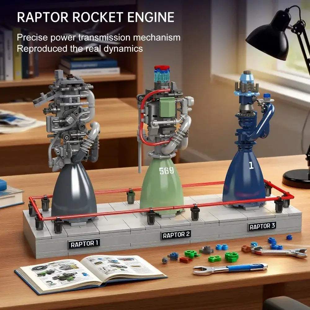 Mould King Rocket Engine Building Set Display Stand - ToylandEU