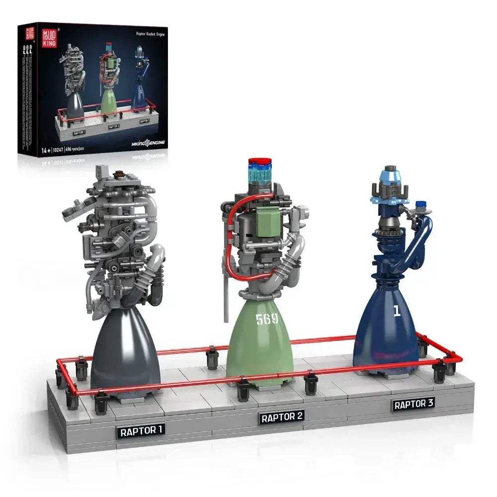 Mould King Rocket Engine Building Set Display Stand - ToylandEU
