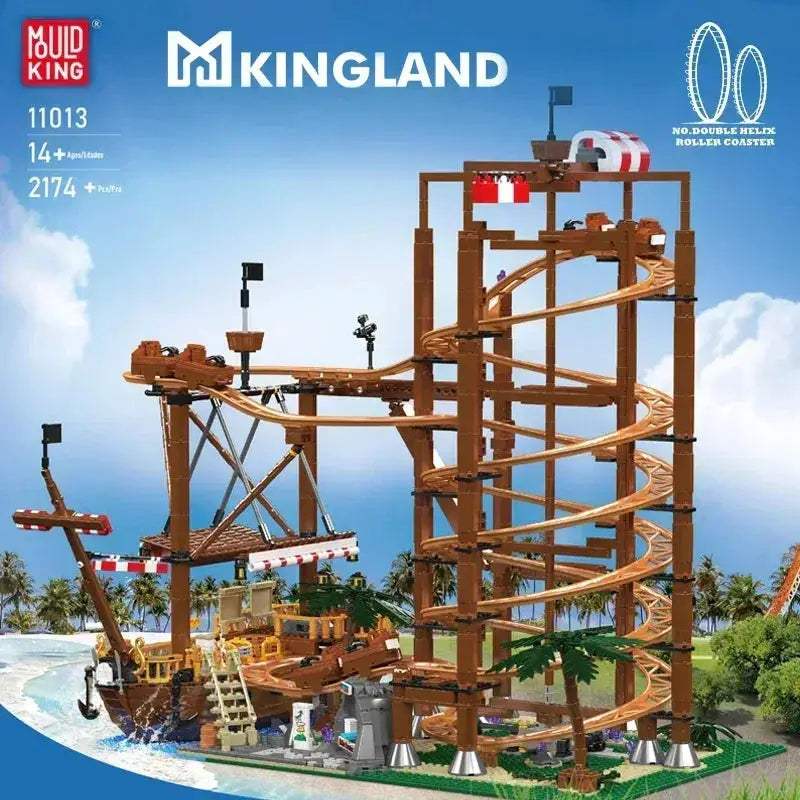 Mould King Roller Coaster Building Block Set Motorized - ToylandEU