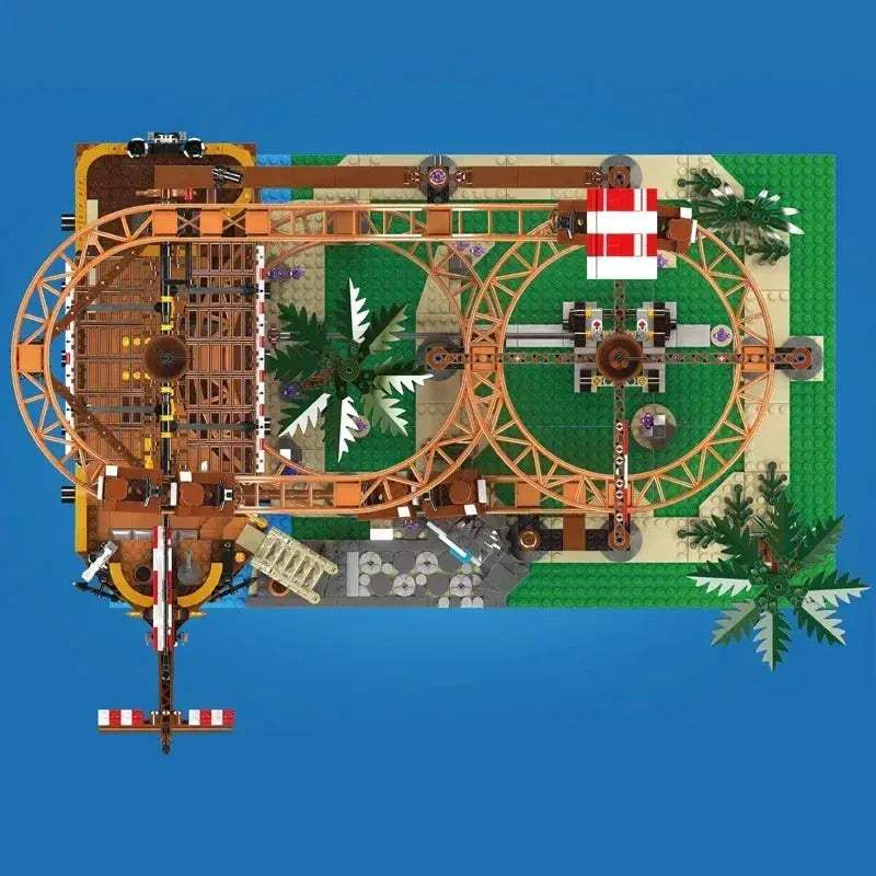 Mould King Roller Coaster Building Block Set Motorized - ToylandEU