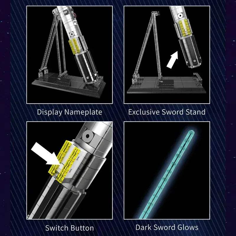Mould King Star Plan Building Set Anakin Lightsaber Lego Compatible - ToylandEU