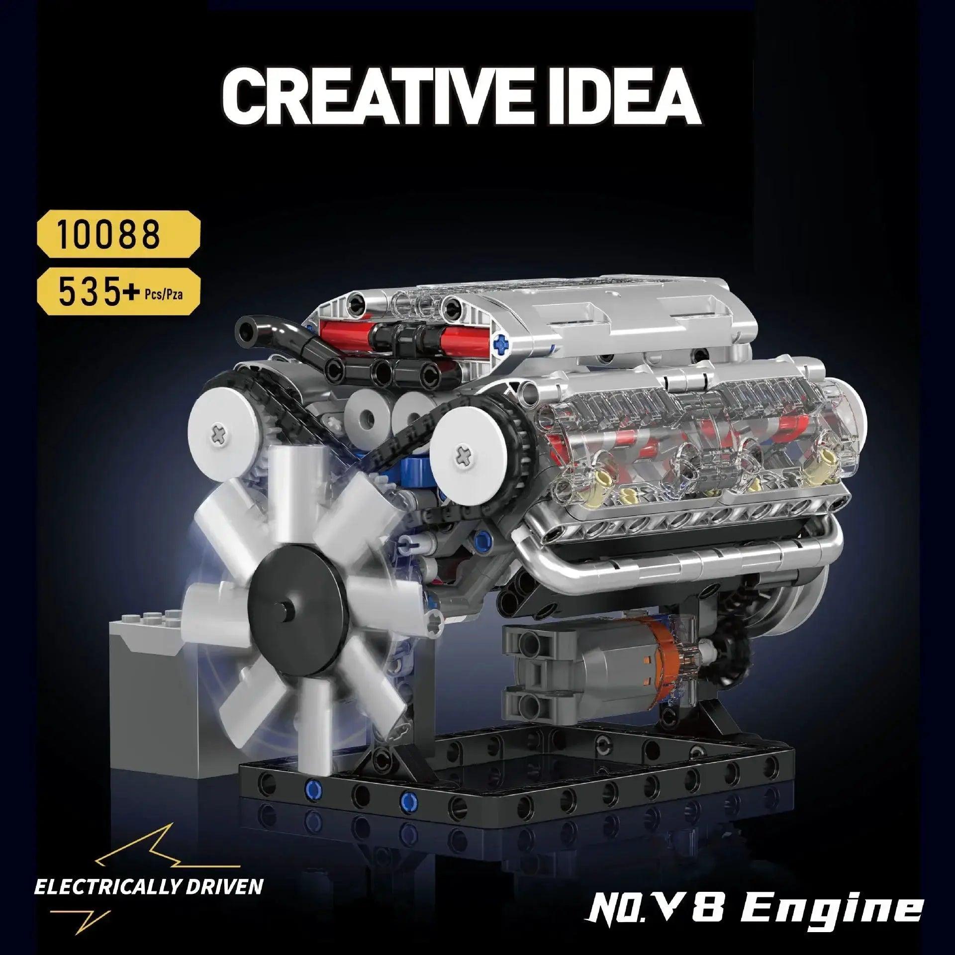  Mould King V8 Engine Building Blocks Lego Compatible Pro Kit -  ToylandEU™