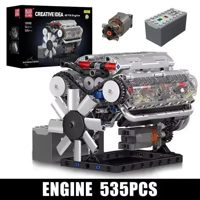  Mould King V8 Engine Building Kit Educational Gift -  ToylandEU™