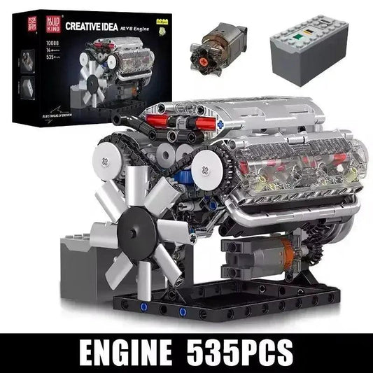  Mould King V8 Engine Building Kit Educational Gift -  ToylandEU™
