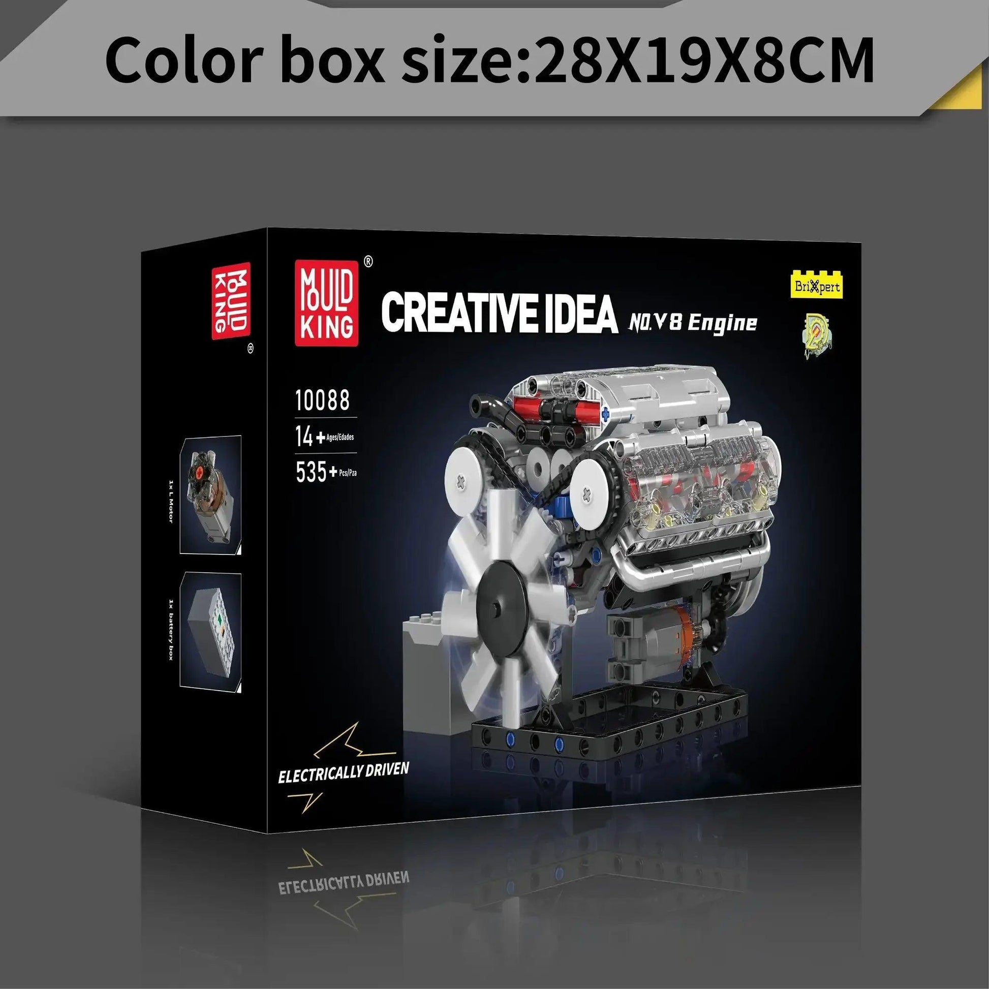  Mould King V8 Engine Building Kit Educational Gift -  ToylandEU™