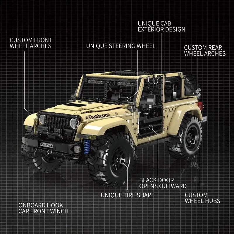  Mould King Wrangler SUV Building Blocks Set For Kids -  ToylandEU™