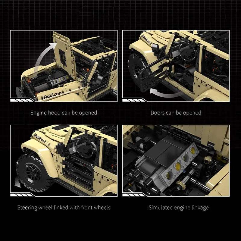  Mould King Wrangler SUV Building Blocks Set For Kids -  ToylandEU™