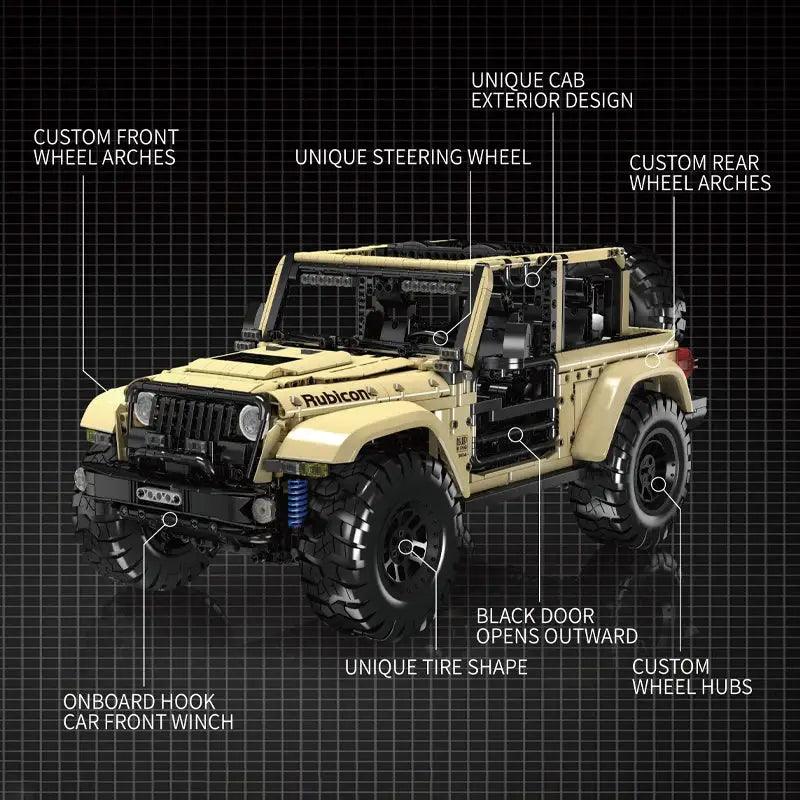  Mould King Wrangler SUV Building Blocks Set For Kids -  ToylandEU™