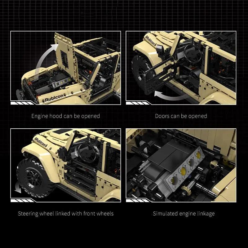  Mould King Wrangler SUV Building Blocks Set For Kids -  ToylandEU™