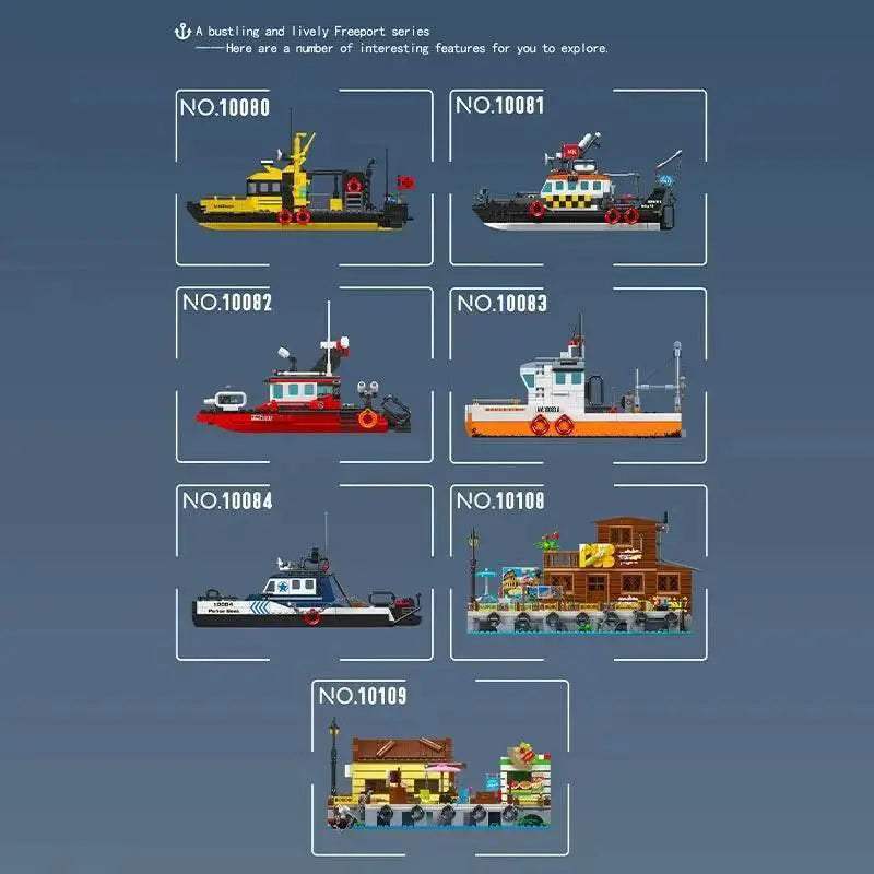 Mould King10081 DIY City Fishing Toy Set for Boys - ToylandEU
