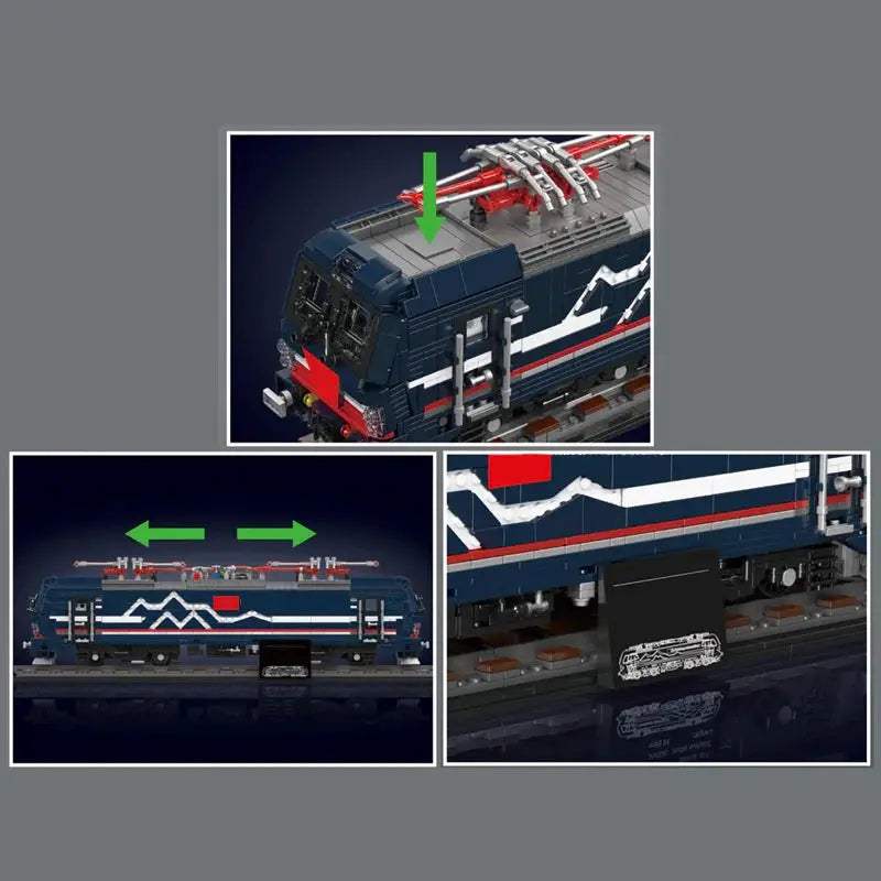 MouldKing 3072Piece Lego Compatible Siemens Vectron Train DetailRich Model - ToylandEU