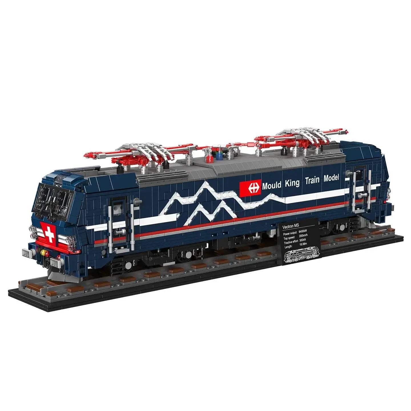 MouldKing 3072Piece Lego Compatible Siemens Vectron Train DetailRich Model - ToylandEU