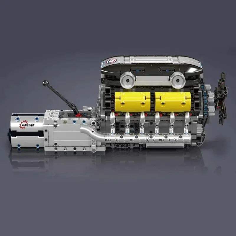 MouldKing Supercar Building Blocks V12 Engine Model - ToylandEU
