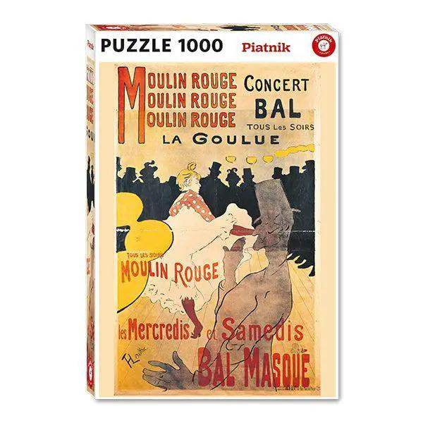 Moulin Rouge Poster 1000 Piece Jigsaw Puzzle Piatnik - Puzzle Merchant