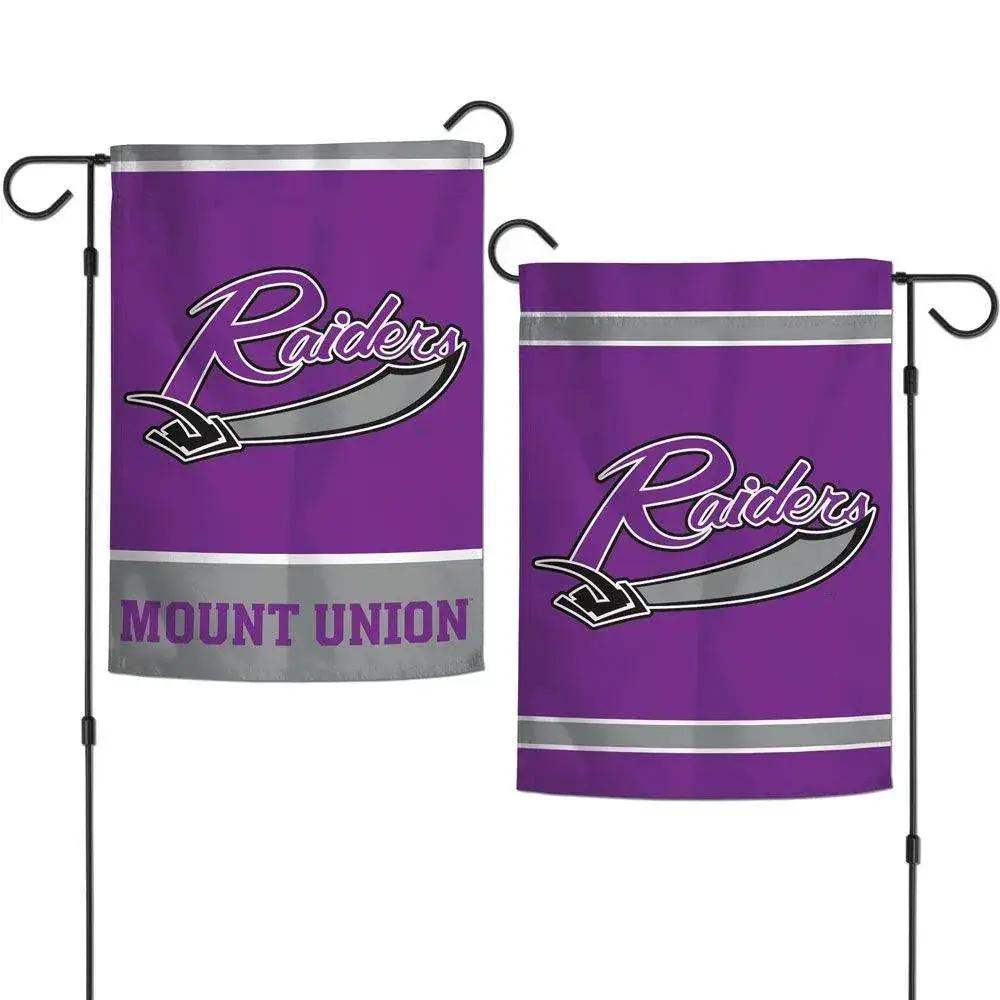 Mount Union Purple Raiders Garden Style Flag 12x18 Outdoor - ToylandEU