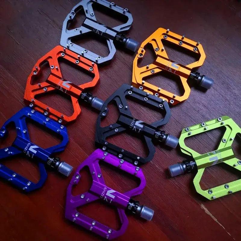  Non Slip Mountain Bike Pedals Aluminum Flat Platform -  ToylandEU™