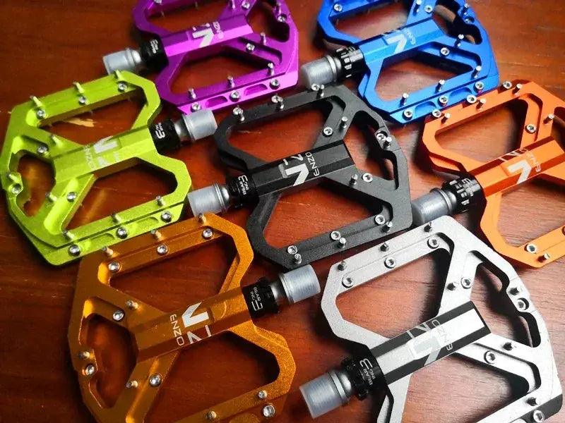  Non Slip Mountain Bike Pedals Aluminum Flat Platform -  ToylandEU™