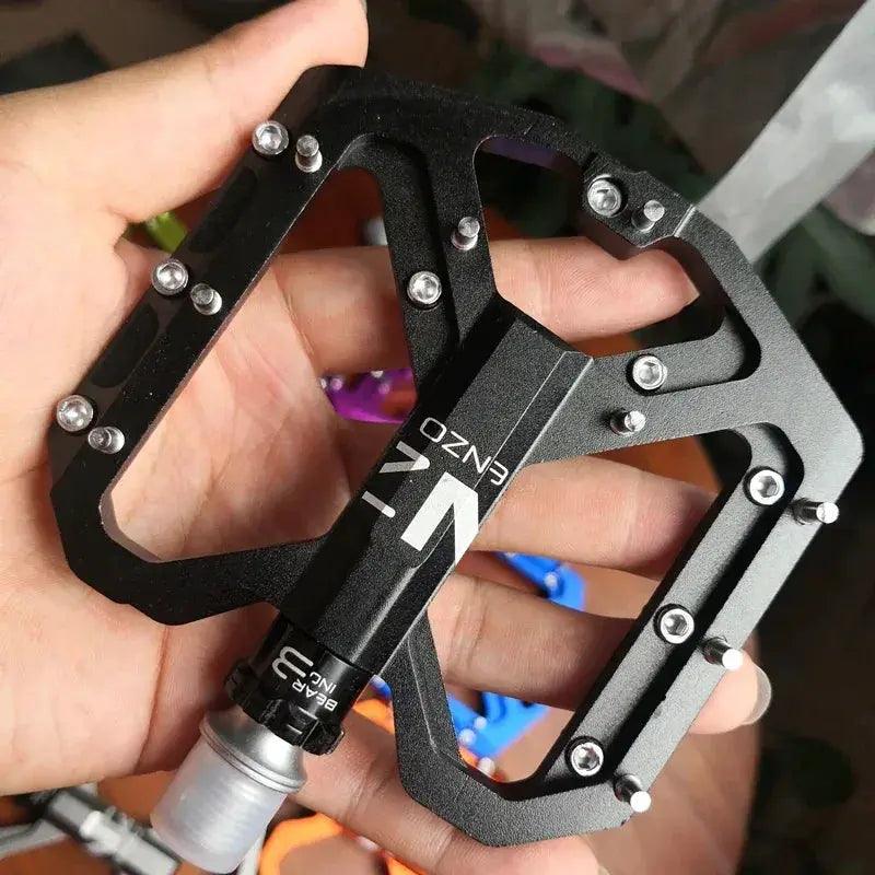  Non Slip Mountain Bike Pedals Aluminum Flat Platform -  ToylandEU™