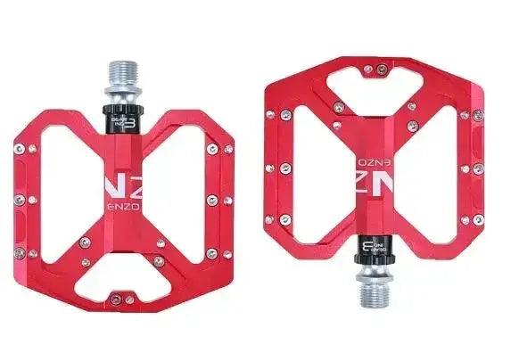  Non Slip Mountain Bike Pedals Aluminum Flat Platform -  ToylandEU™