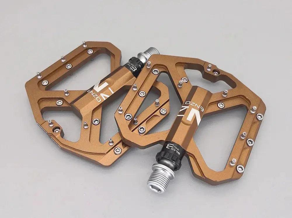  Non Slip Mountain Bike Pedals Aluminum Flat Platform -  ToylandEU™