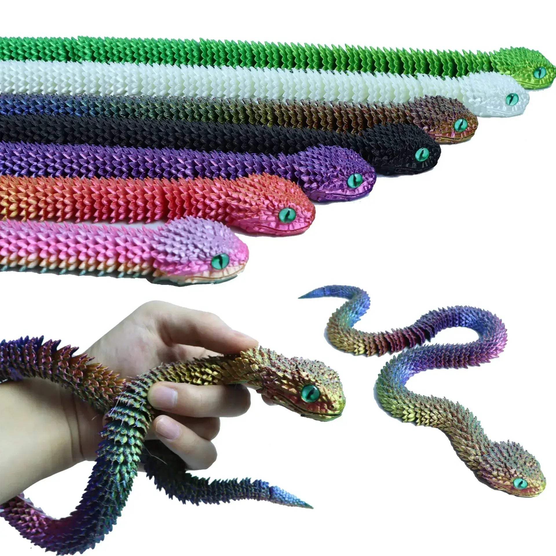 Movable Action Figure Snake Egg Fidget Toy For Stress Relief - ToylandEU