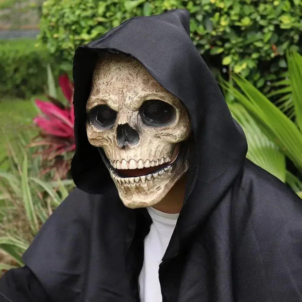  Movable Jaw Skull Mask Durable Latex Full Head Helmet -  ToylandEU™