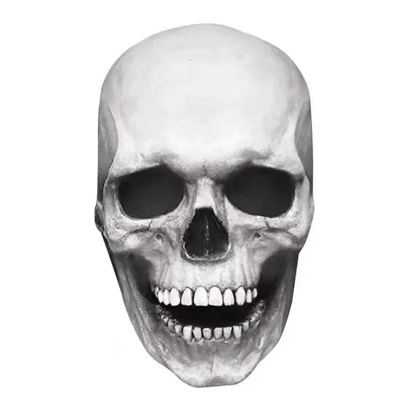Movable Jaw Skull Mask Durable Latex Full Head Helmet Halloween - ToylandEU