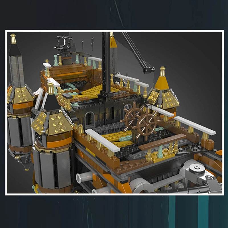 Movie MOC Pirate Ship The Silent Mary Sailboat Model 4147PCS Building Blocks Toys for Kids Birthday Gift - ToylandEU