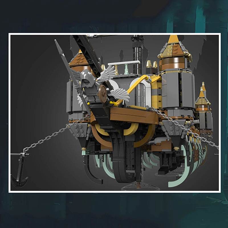 Movie MOC Pirate Ship The Silent Mary Sailboat Model 4147PCS Building Blocks Toys for Kids Birthday Gift - ToylandEU