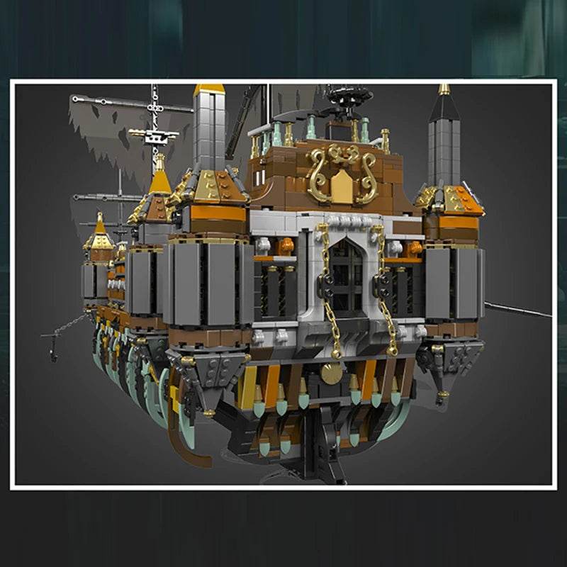 Movie MOC Pirate Ship The Silent Mary Sailboat Model 4147PCS Building Blocks Toys for Kids Birthday Gift - ToylandEU