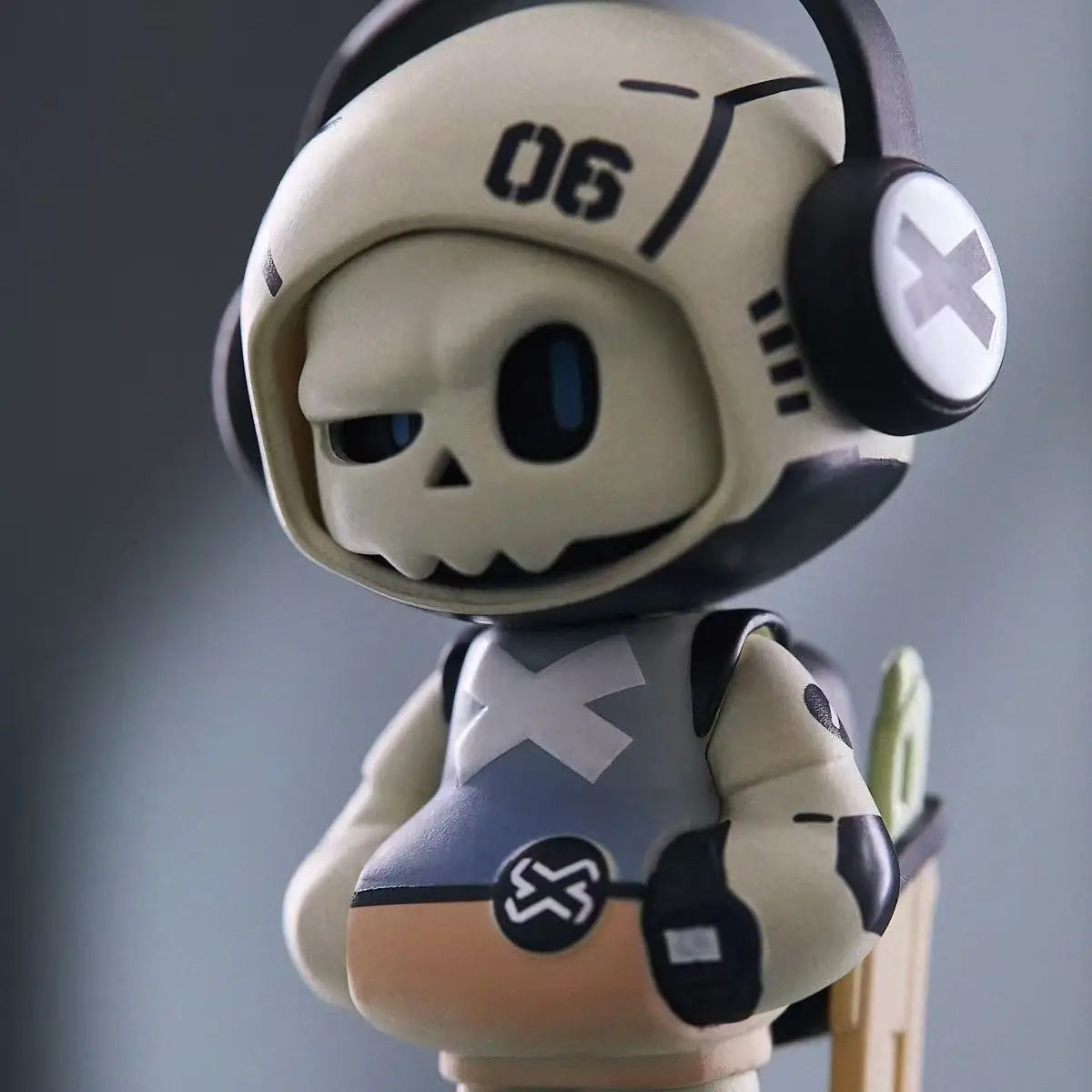 Mr Bone Mini Figure | 80mm Color-Changing PVC | Toylandeu™