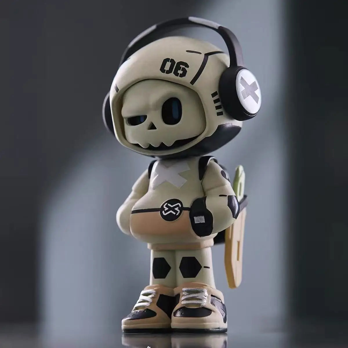 Mr Bone Mini Figure | 80mm Color-Changing PVC | Toylandeu™