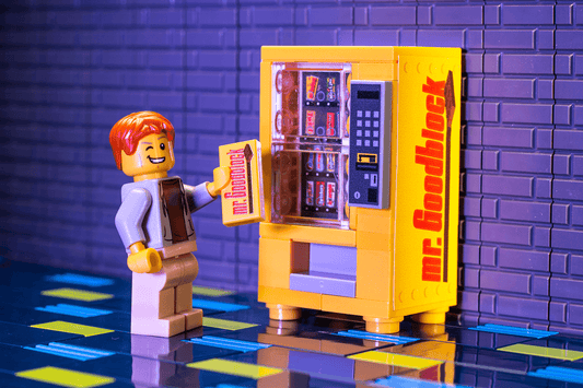 Mr. Goodblock Candy Vending Machine | Brick Build | B3 Customs