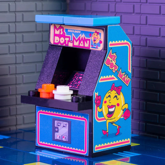 Ms. Dot-Man Custom Arcade Machine made with LEGO parts - B3 Customs - ToylandEU