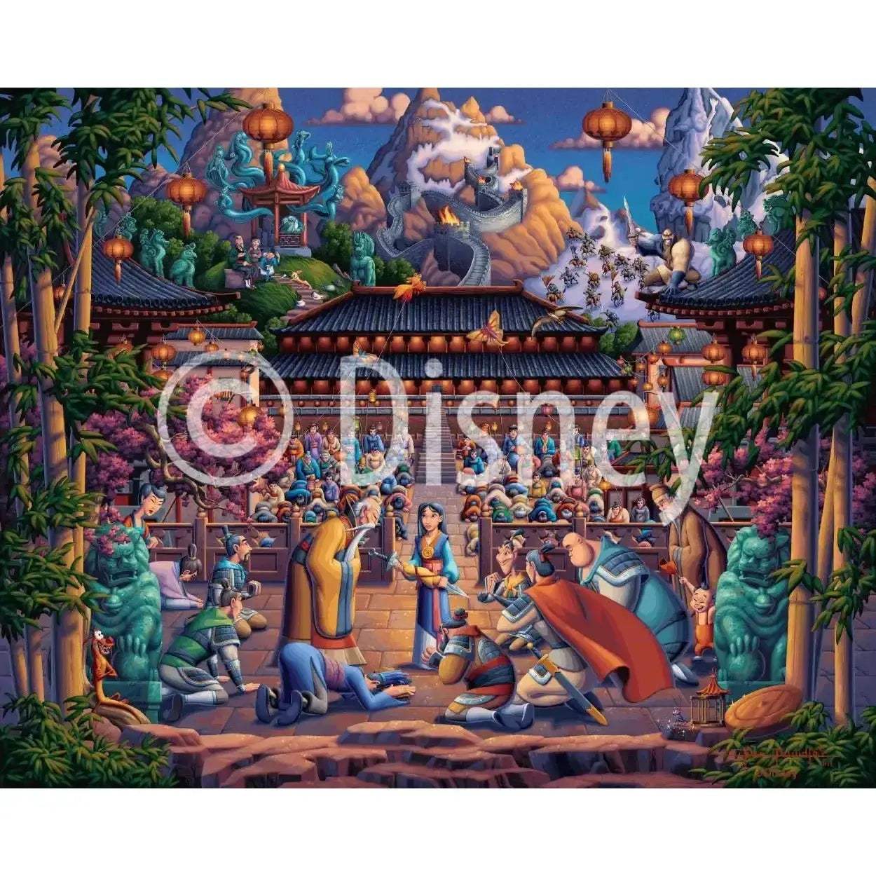 Mulan Face In The Mirror 500 Piece Jigsaw Puzzle Collection - ToylandEU