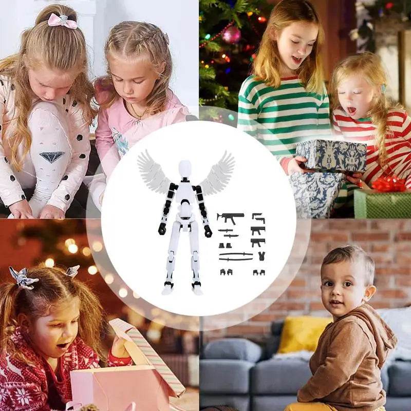 Multi Joint Movable Doll 3D Printed Robot Toy - ToylandEU