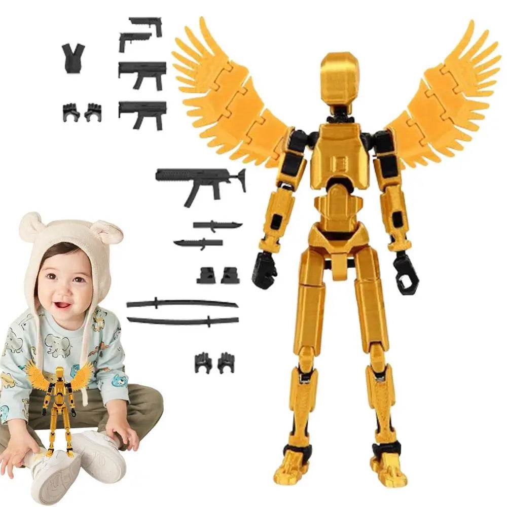 Multi Joint Movable Doll 3D Printed Robot Toy - ToylandEU