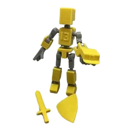 Multi Joint Movable Robot 3D Printed Desk Toy Figure - ToylandEU